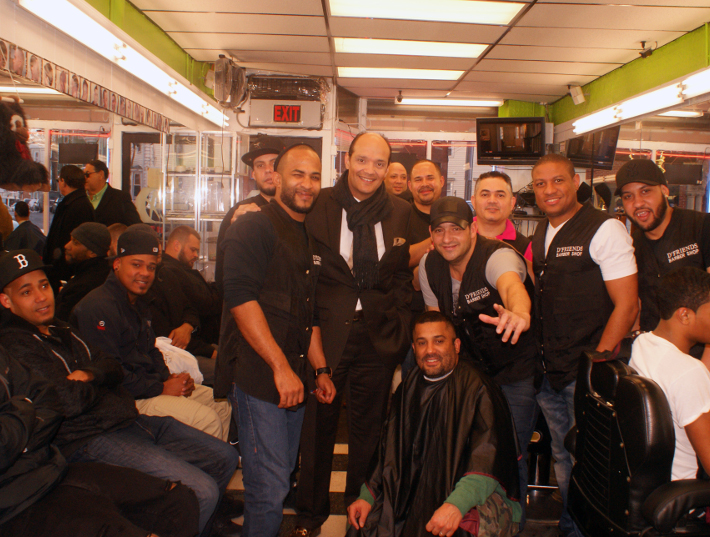 Compartiendo con los Barberos Con Ramfis en New England